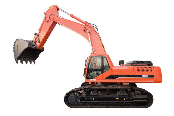 斗山225、500履帶式挖掘機產品圖集與建筑機械展示